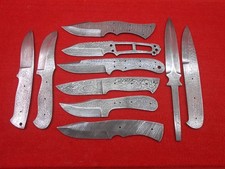 10Pcs Lot Of Damascus Steel Custom Handmade Knife Blade Blank For Supply F774 picture