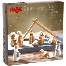 HABA Wooden Nativity Set - Family Keepsake Manger Scene & Nativity Set NEW picture