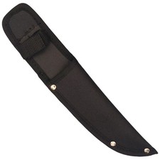 Knife Sheath | Durable Black Nylon Belt Pouch - Fits Fixed-Blades up to 6