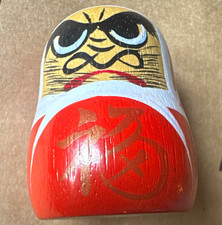 Vintage Japanese Arima Onsenji Temple Daruma Doll Hand Painted Japan Souvenir picture