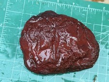 Chunky Red Jasper Stone•Raw Rough –Deep Iron Red –Polishing•Craft•Display picture
