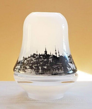 Vintage Pasabahce Magazalari Turkish Fairy Lamp Candle Holder Istanbul Cityscape picture