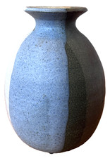 Hal Fromhold California Studio Art Pottery Stoneware Vessel Vase Bowl Vtg Mcm picture
