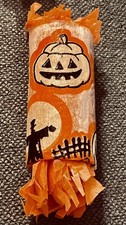Rare vintage Halloween Crepe Paper Party Favor handmade with prizes no candy NOS picture