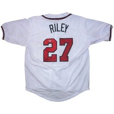 Austin Riley Autographed Atlanta (White #27) Custom Jersey - Beckett picture