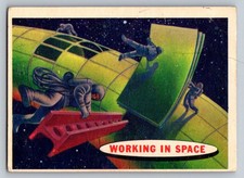 1957 Topps Target: Moon Trading Card # 52 Working in Space picture
