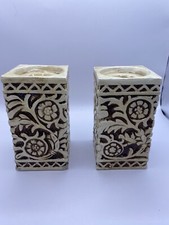 Vintage K.N. Japan MCM Candlestick Holders picture