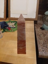 Vintage Pink Marble Obelisk Tower picture