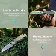 OKNIFE Rubato 2 EDC Pocket Knife, Rail Lock Folding Knives for Men Women picture