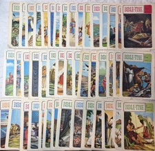 Huge Lot 75 Vintage BIBLE-TIME Teaching Pictures 1970s Sunday School picture
