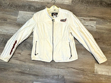 Harley-Davidson Women’s White Full Zip Jacket Embroidered Logo picture