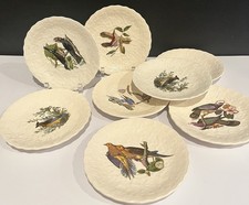 Alfred Meakin National Audubon Birds of America 5 3/8” Saucer Plates, Set Of 8 picture