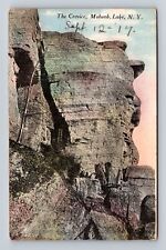 Mohonk Lake NY-New York, The Crevice Rock Formation, Vintage Souvenir Postcard picture