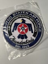 US Air Force Air Demonstration Squadron THUNDERBIRDS Patch USAF Round NEW picture
