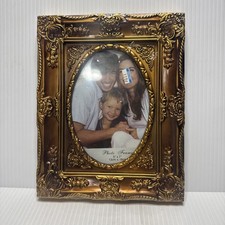 Vintage Mid Century Gold Ornate Molded Plastic Frame New (sealed) picture