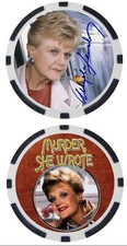 ANGELA LANSBURY - LEGENDARY MURDER SHE WROTE - CHIP ***SIGNED*** picture