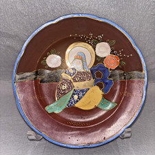 Antique Hotta Yu Shoten & Co Hand Painted Kannon Goddess Plate 1920s Japan picture
