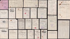 IRELAND 1899-1908 BILLHEADS Receipts Bagnalstown Myshall etc ..PRICED as SINGLES picture