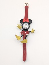 *READ* Vintage Lorus Full Body 3D Minnie Mouse Unlimited Disney Watch Working picture