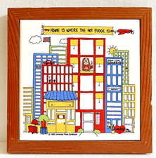 1982 Comic Cathy Guisewite Tile Wall Art George Good Universal Press Syndicate picture