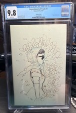 💫 CGC 9.8 Department of Truth #1 2020 Peach Momoko Sketch Black and White picture