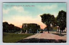 Fort Snelling MN-Minnesota, Old Round Tower, Antique, Vintage c1913 Postcard picture