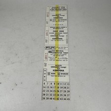 Vintage Chicago North Shore Line 46 Ride Commutation Ticket Chicago-Kenosha Form picture