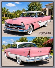 1956 Plymouth Belvedere coupe, Toolbox - Refrigerator Magnet, 42 MIL picture
