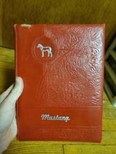 The 1959 Mustang Grapevine Highschool Yearbook Texas VTG Nostalgia History  picture