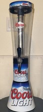 Rare2012 COORS LIGHT 100 oz Table Top Draft Beer 28”Tower Dispenser W Ice Tube picture