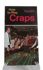 VINTAGE 70's Harrah's Las Vegas Casino How to Play CRAPS Booklet Pamphlet picture