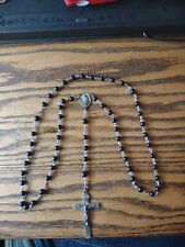 Antique Sterling Silver Rosary picture