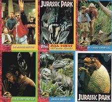 1993 Topps Jurassic Park Series 2 Movie Trading Cards & Stickers - You Pick picture