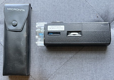 Micronta 30X Lighted Pocket Microscope Magnifying Glass & Case Tested Vtg EUC picture