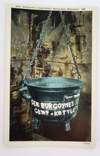 VTG 1931 BENNINGTON VT PC GEN BURGOYNE'S CAMP KETTLE Teich Archives MINT picture