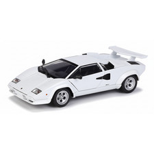 1:24 Lamborghini Countach LP 500 S White Alloy Car Model Diecast Collectible picture