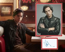 COLE SPROUSE SIGNED RIVERDALE PHOTO MOUNT ALSO ACOA picture