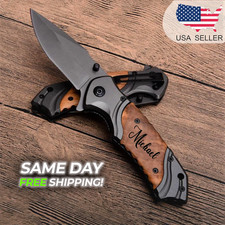Personalized Pocket Knife Mens Knife Engraved Knife Birthday Gifts for Boyfriend picture