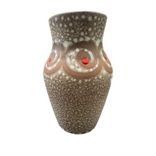 West German Scheurich Keramik art pottery hand painted ceramic Vase picture
