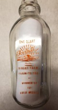 Vintage Foothill Dairy One Quart Milk Bottle Azusa California picture