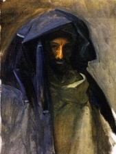 Art Oil painting Man-in-a-Blue-Mantle-John-Singer-Sargent-oil-painting art picture