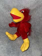 QVC Shopping Network Red Bird Mascot Plush Vintage Rooster Cardinal 14” No Shirt picture