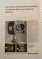 Vintage 1967 Bell-Howell Original Print Ad Full Page - Behind The Zoom Lens picture