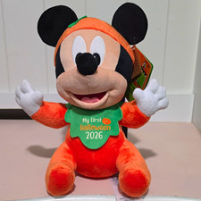 Disney Baby Mickey Mouse My First Halloween 2026 Plush Pumpkin Costume picture