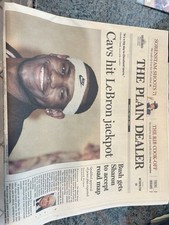 The Cleveland newspaper Friday, May 23, 2003 LeBron James from page picture