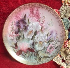 Iris Quartet by Lena Liu 1st Issue Symphony of Shimmering Beauty Fine China  picture