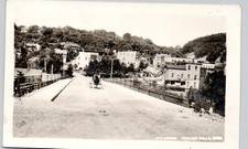 NEW BRIDGE taylor falls mn c1910 postcard minnesota rppc real photo postcard picture