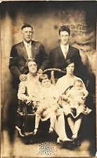 RPPC Sylvan Beach New York Three Generation Family Real Photo Postcard 1928 picture
