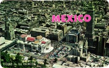 Air View Of The Downtown Area Of Mexico City Mexico Postcard picture