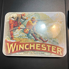 Winchester 2005 Limited Edition Lockback Pocketknife Wood Handle Tin & Sheath picture